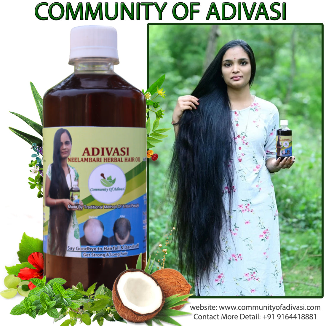 Adivasi Herbal Hair Oil All Variants