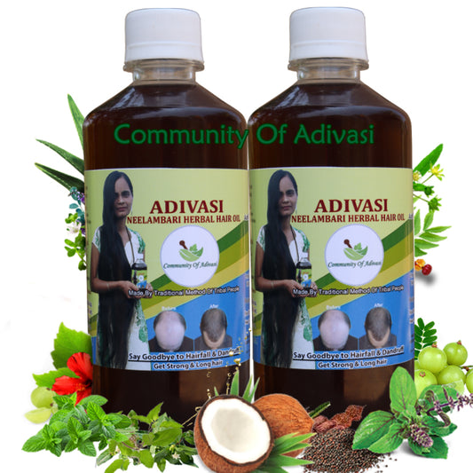 Adivasi Herbal Hair Oil [1000ml] Community Of Adivasi